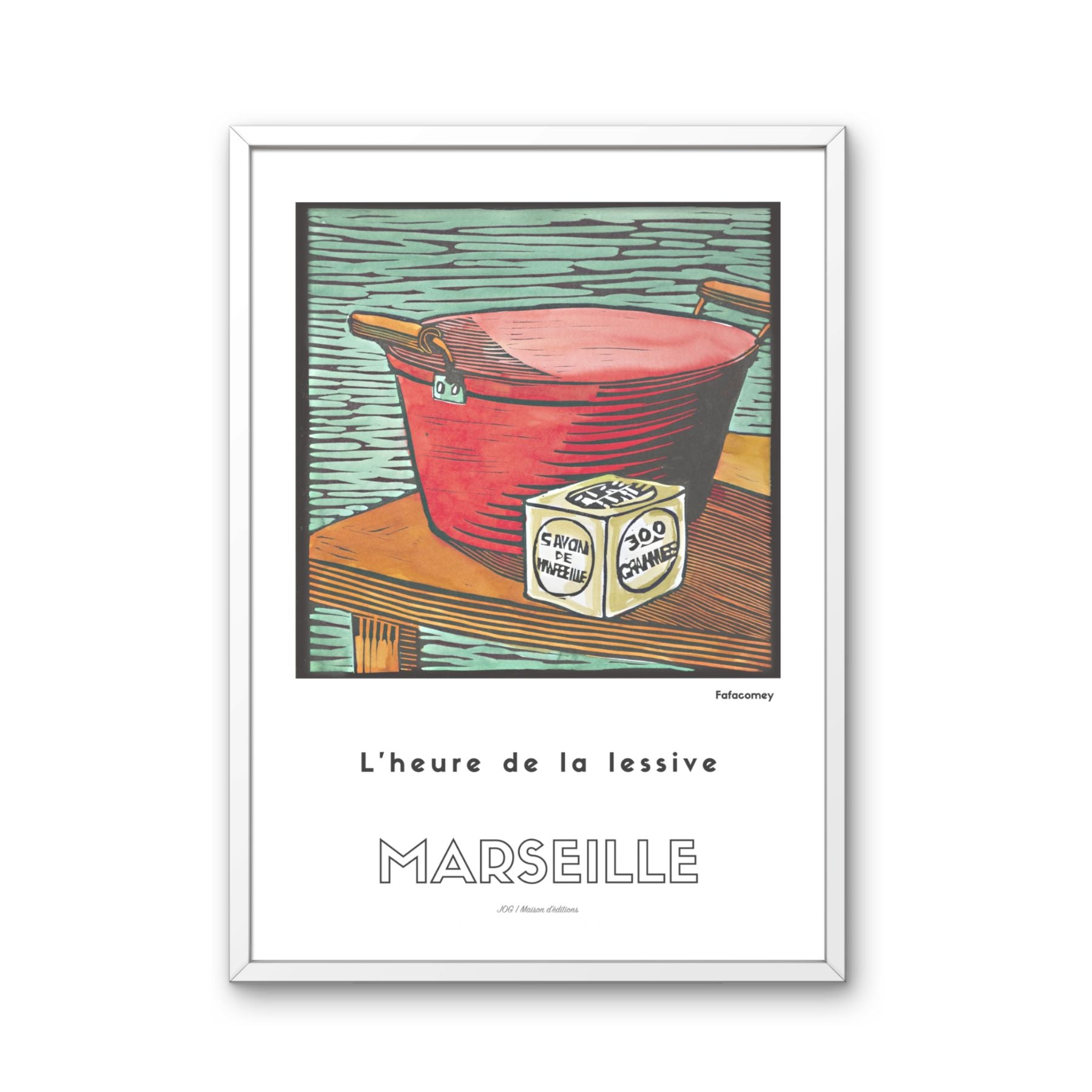 Affiche - L'heure de la lessive - FafaComey