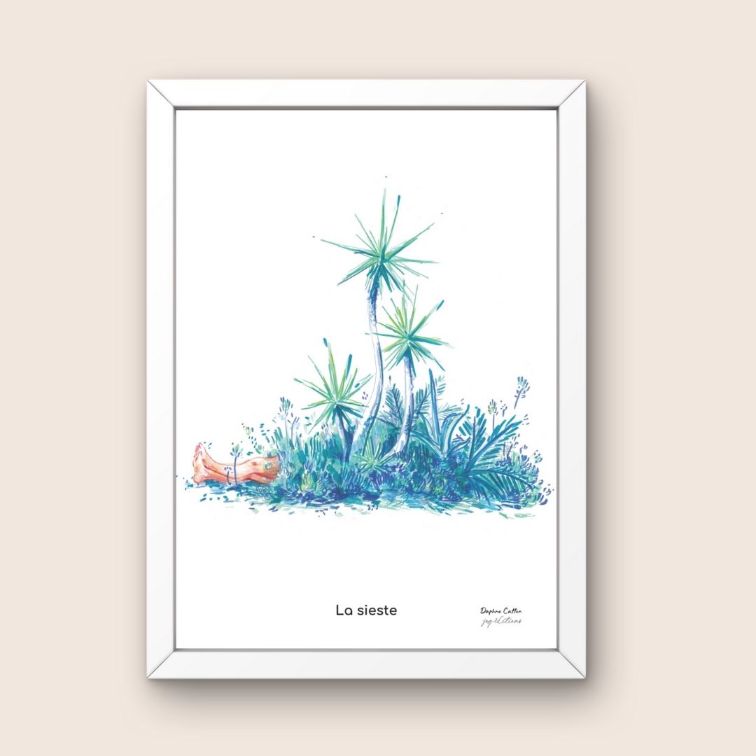 Affiche - Daphné Catton - La Sieste