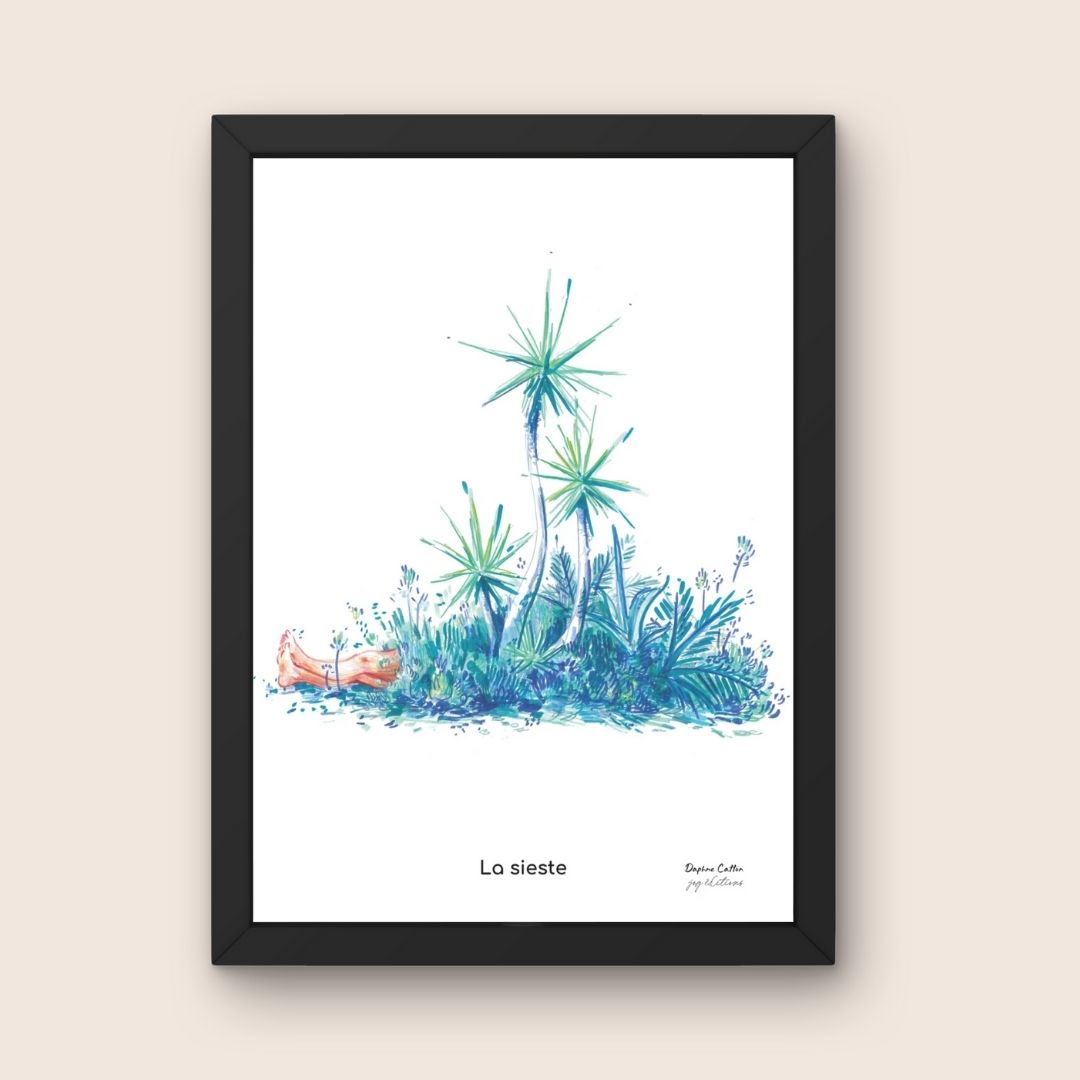 Affiche - Daphné Catton - La Sieste