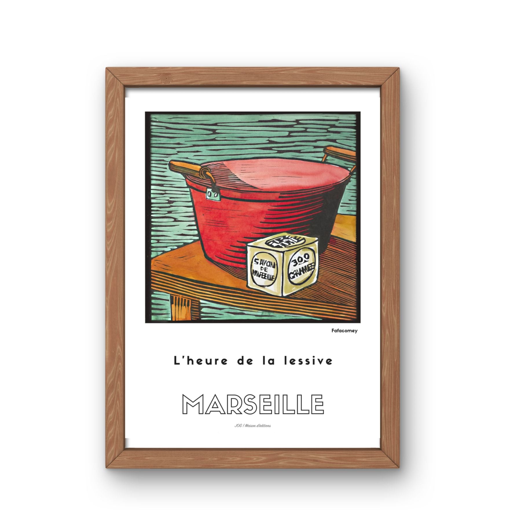 Affiche - L'heure de la lessive - FafaComey