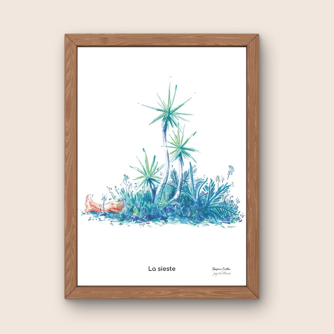Affiche - Daphné Catton - La Sieste