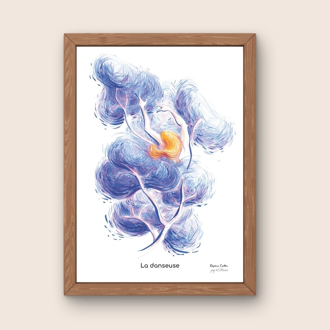 Affiche - Daphné Catton - La danseuse