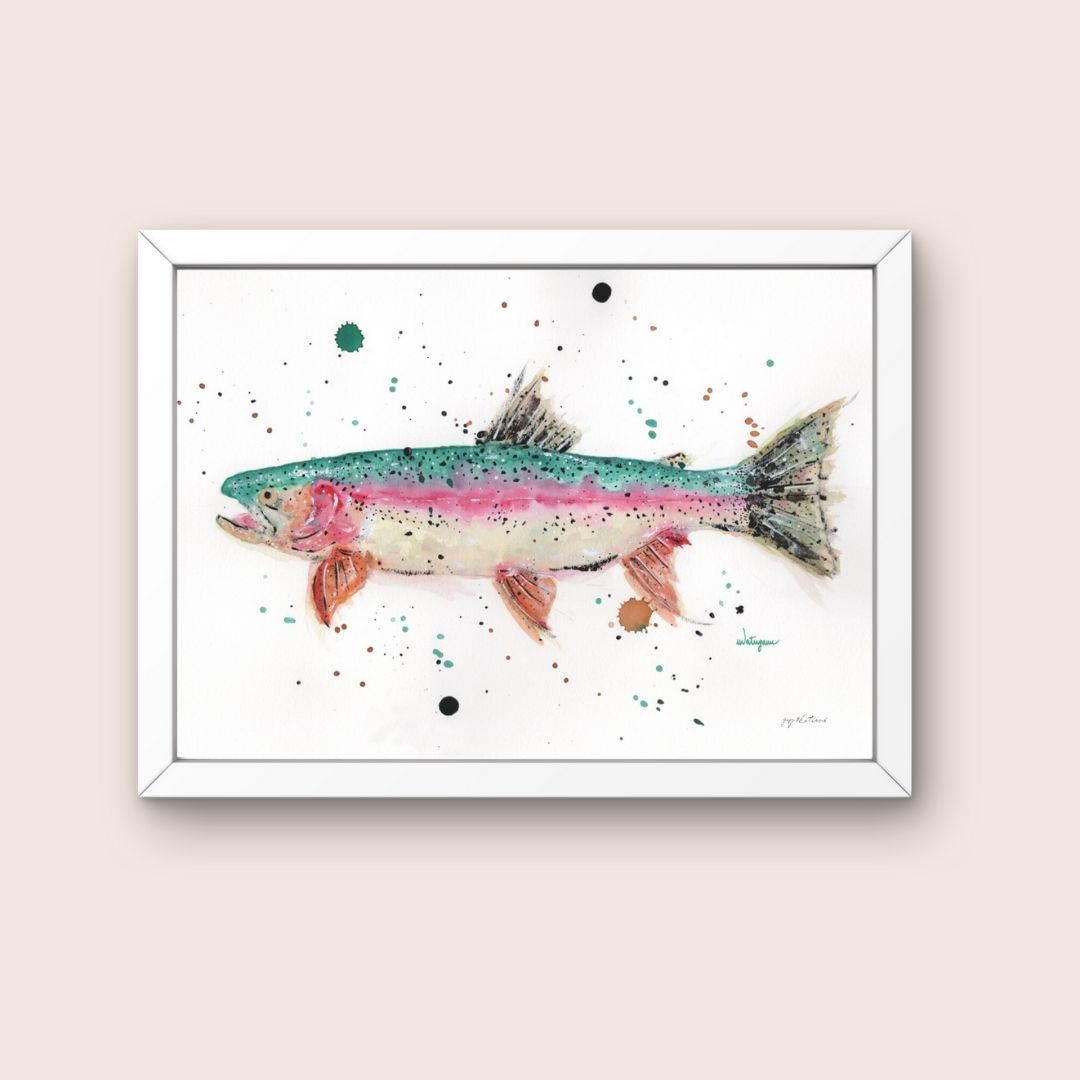 Affiche - Truite - Watergame