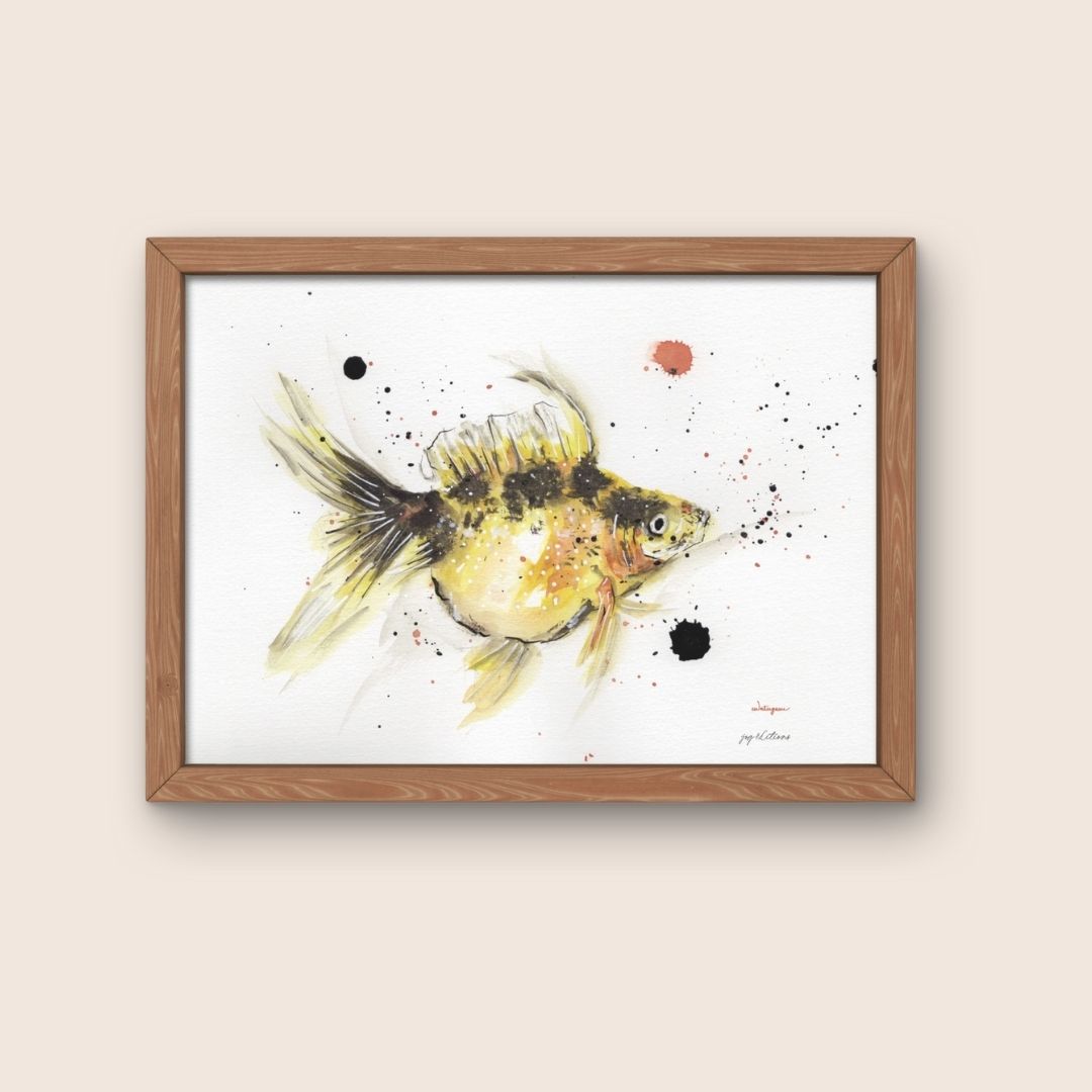 Affiche - Golden Fish - Watergame