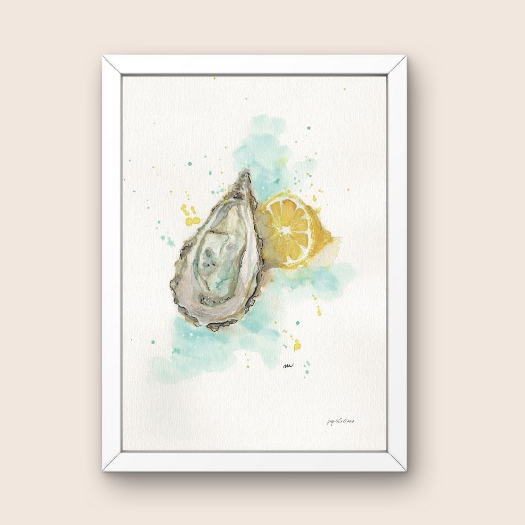 Affiche - Watergame - Huitre