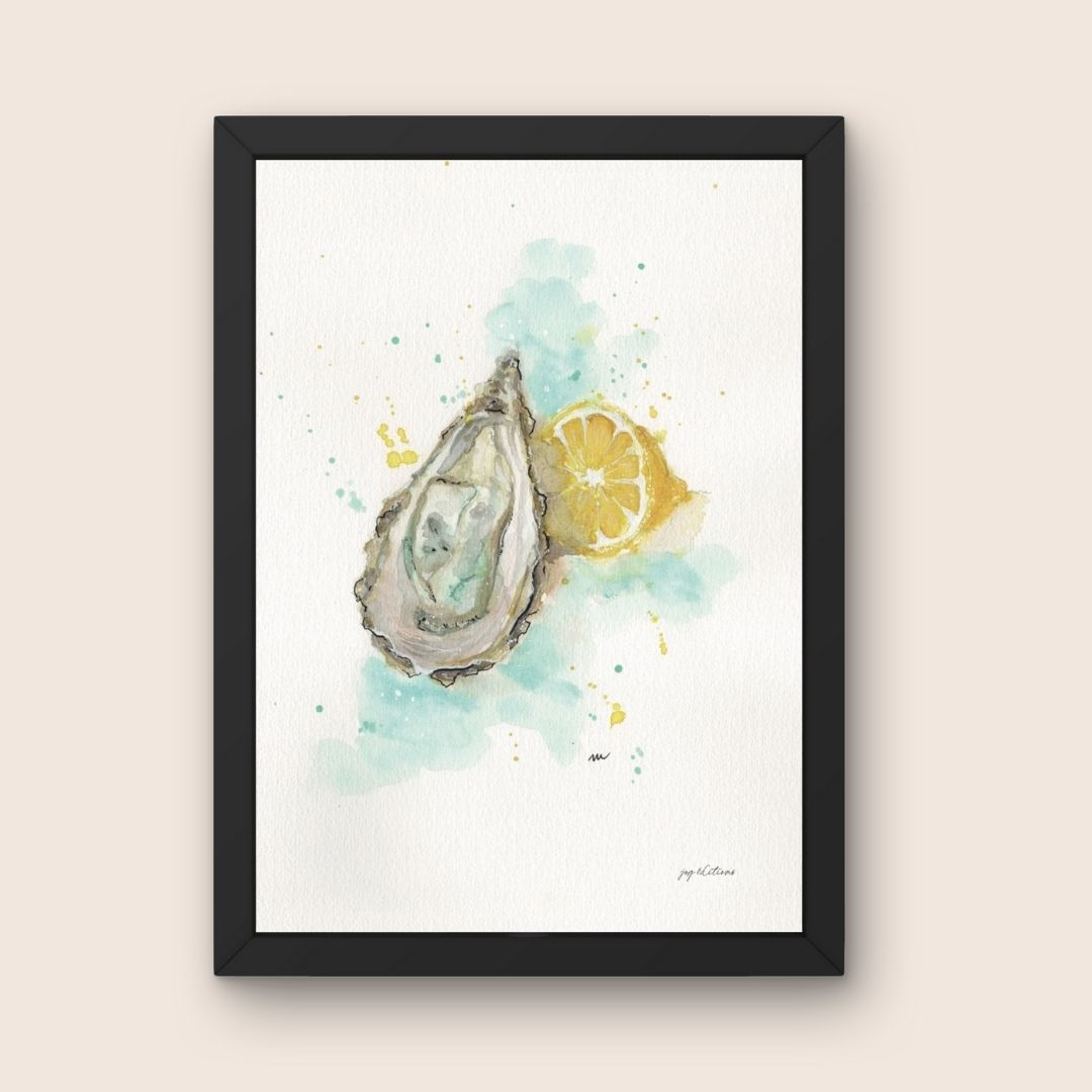 Affiche - Watergame - Huitre