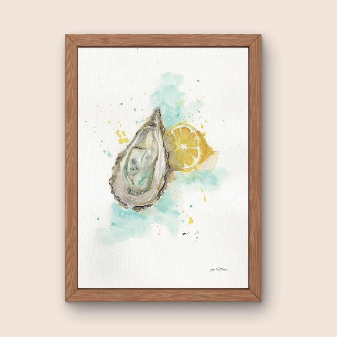 Affiche - Watergame - Huitre