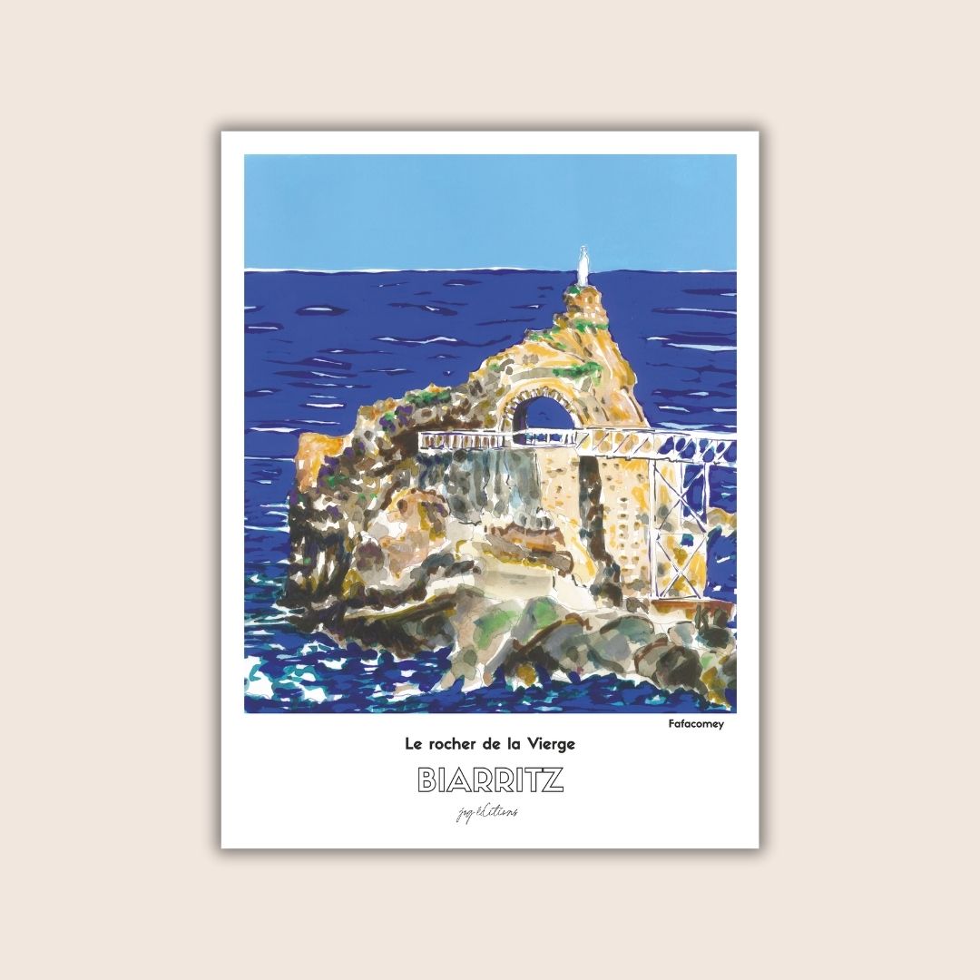 Affiche - Fafacomey - Biarritz