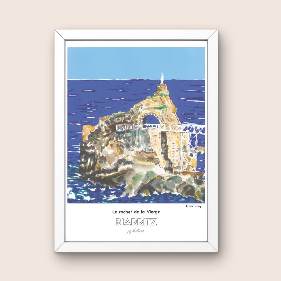 Affiche - Fafacomey - Biarritz