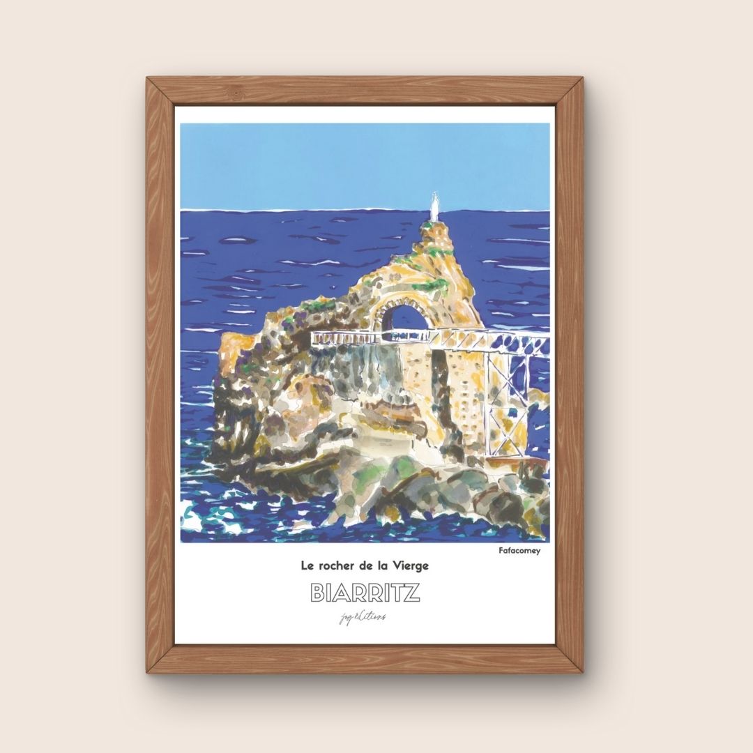 Affiche - Fafacomey - Biarritz