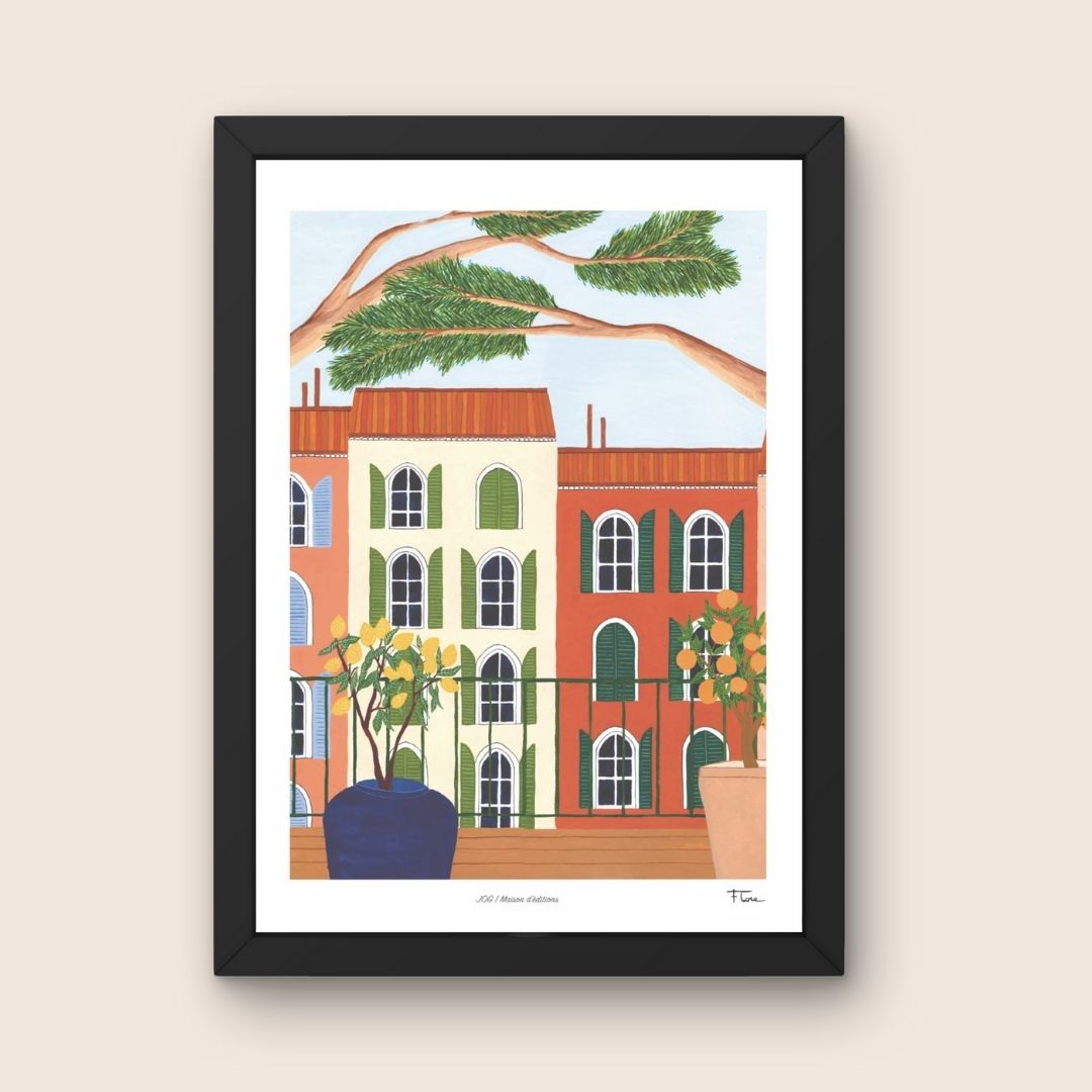 Affiche - La Terrasse - Flore