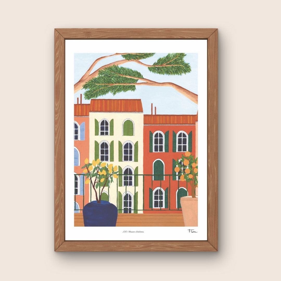 Affiche - La Terrasse - Flore