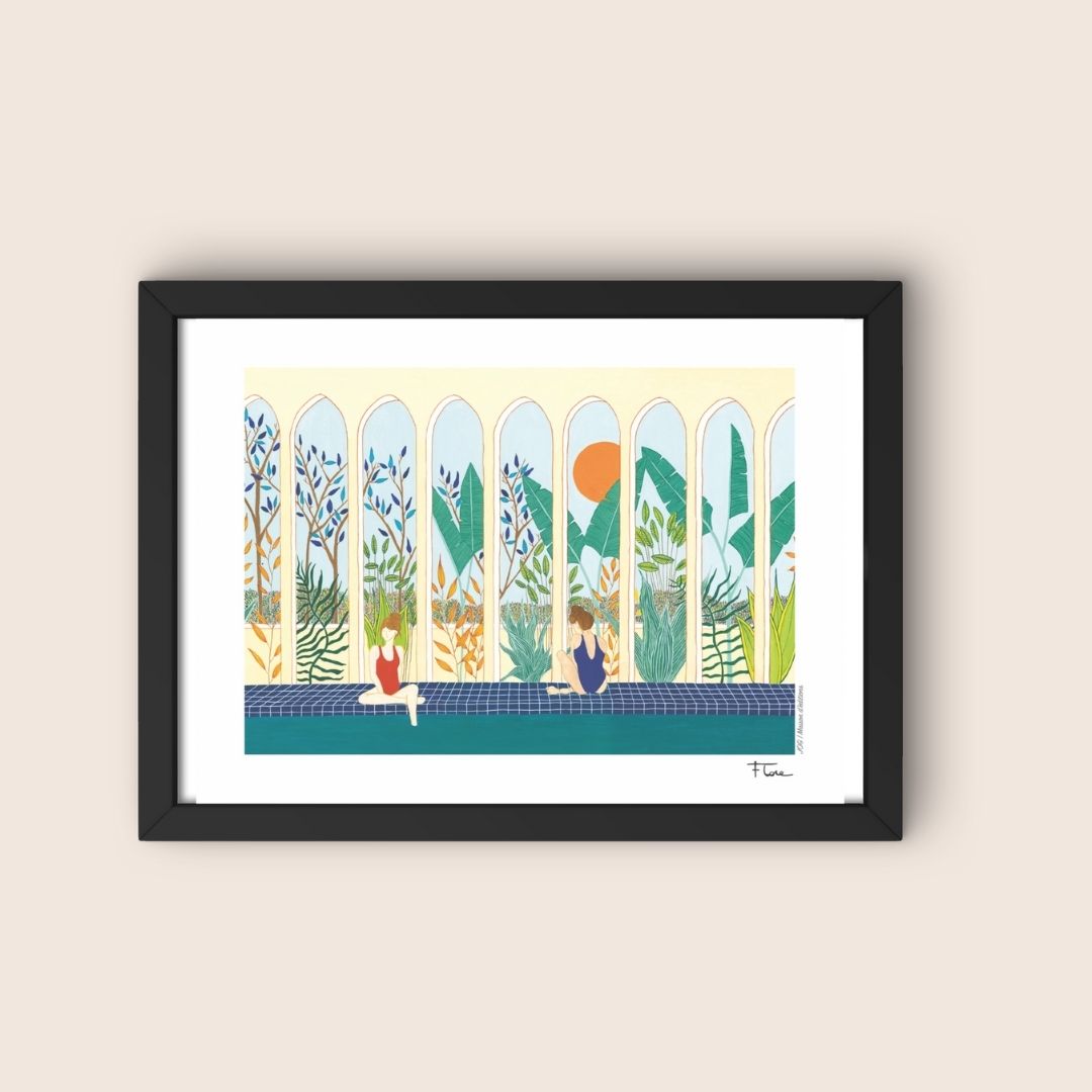 Affiche - Bain et Verdure - Flore