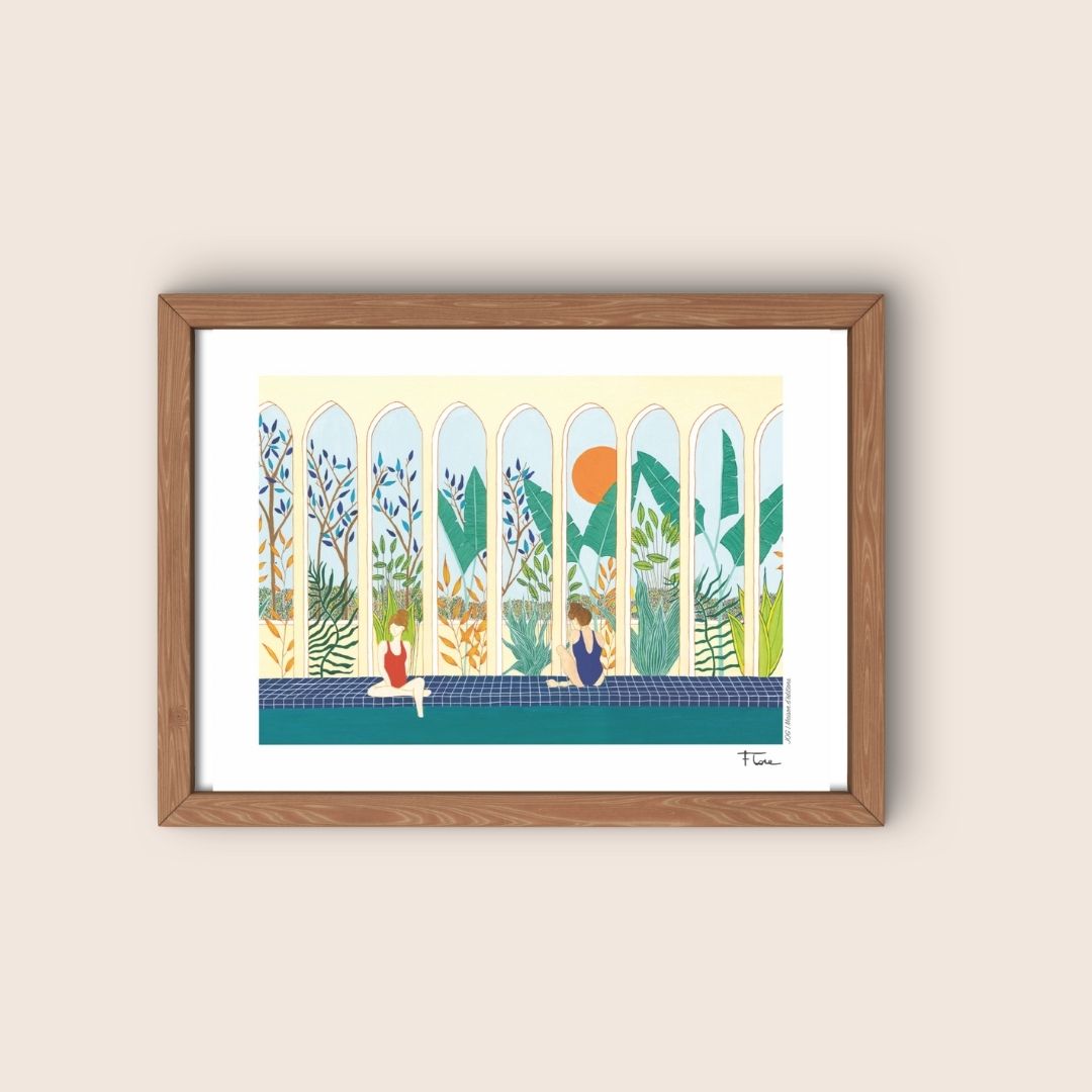 Affiche - Bain et Verdure - Flore