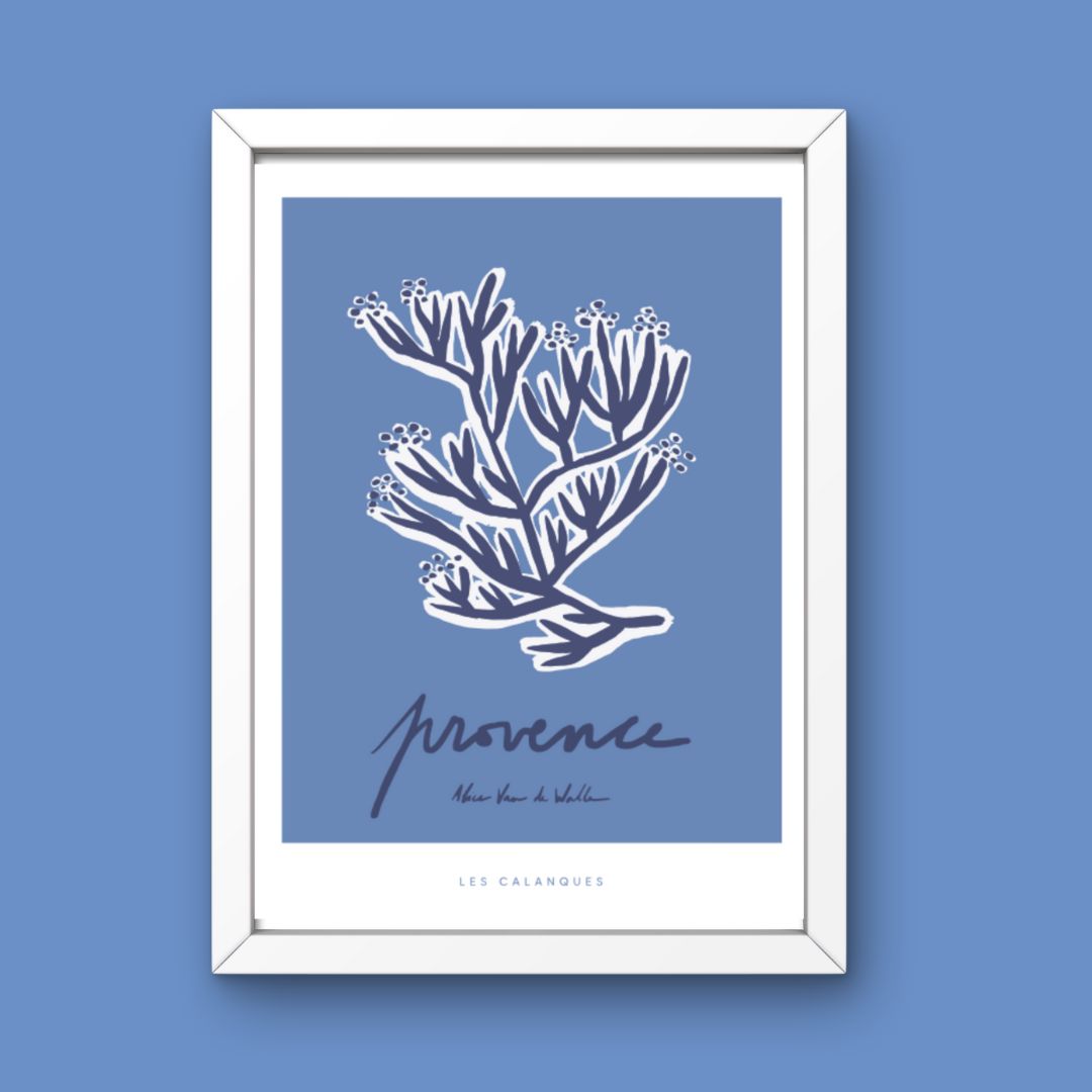 Affiche - Provence - Criste marine - Alice Van de Walle