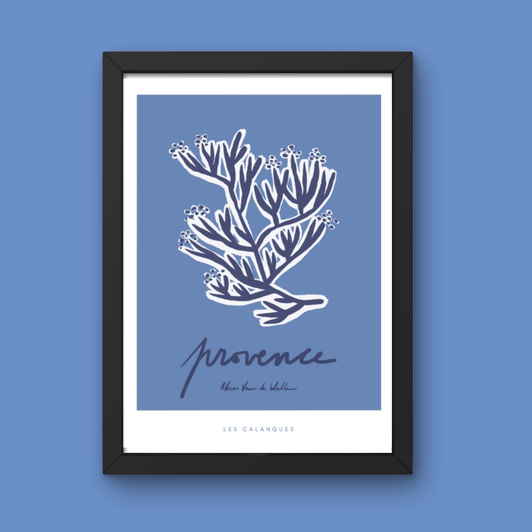 Affiche - Provence - Criste marine - Alice Van de Walle