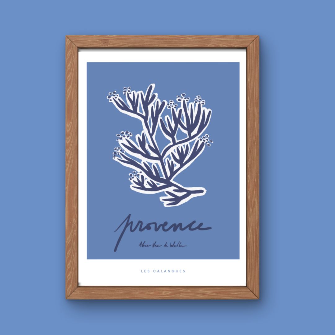 Affiche - Provence - Criste marine - Alice Van de Walle