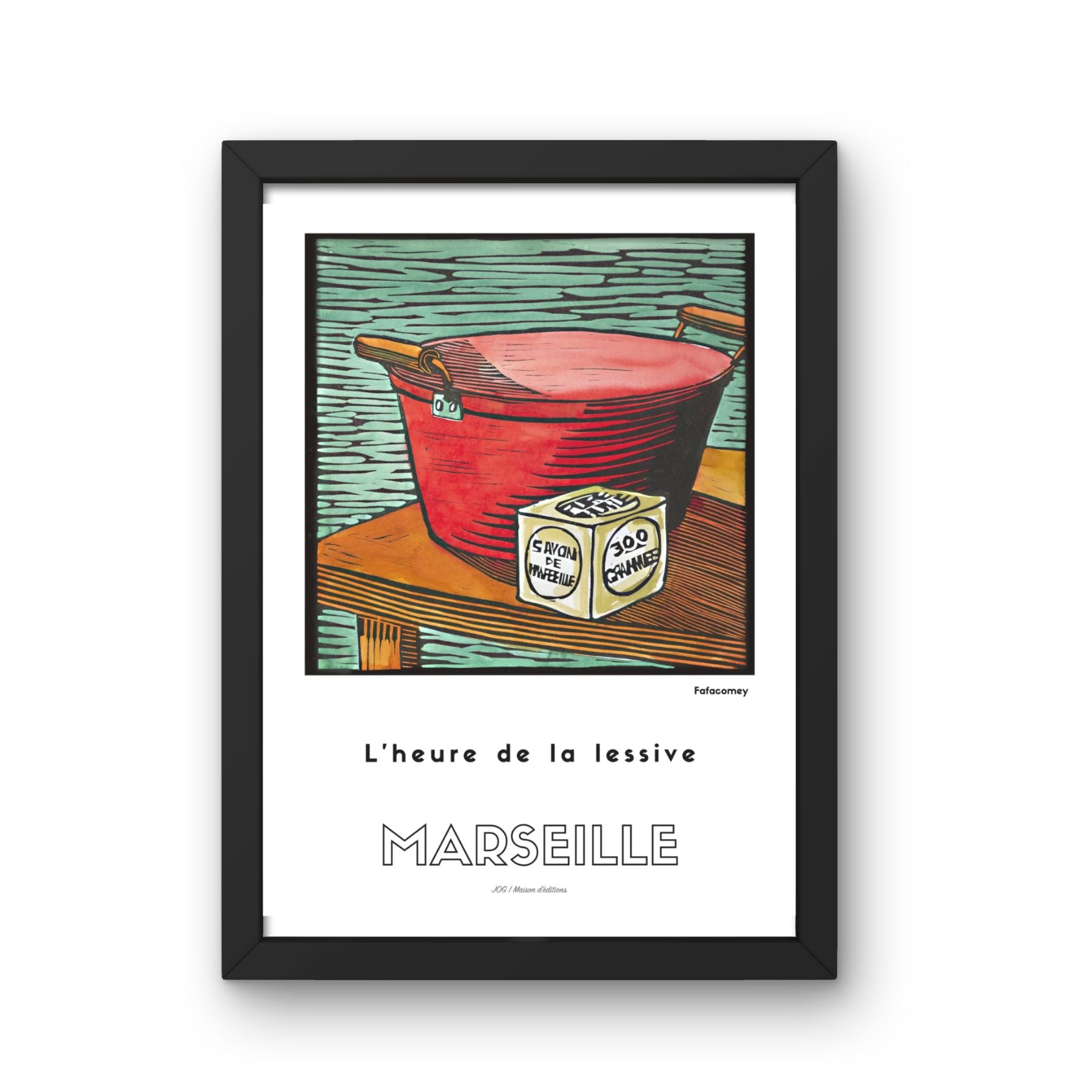 Affiche - L'heure de la lessive - FafaComey