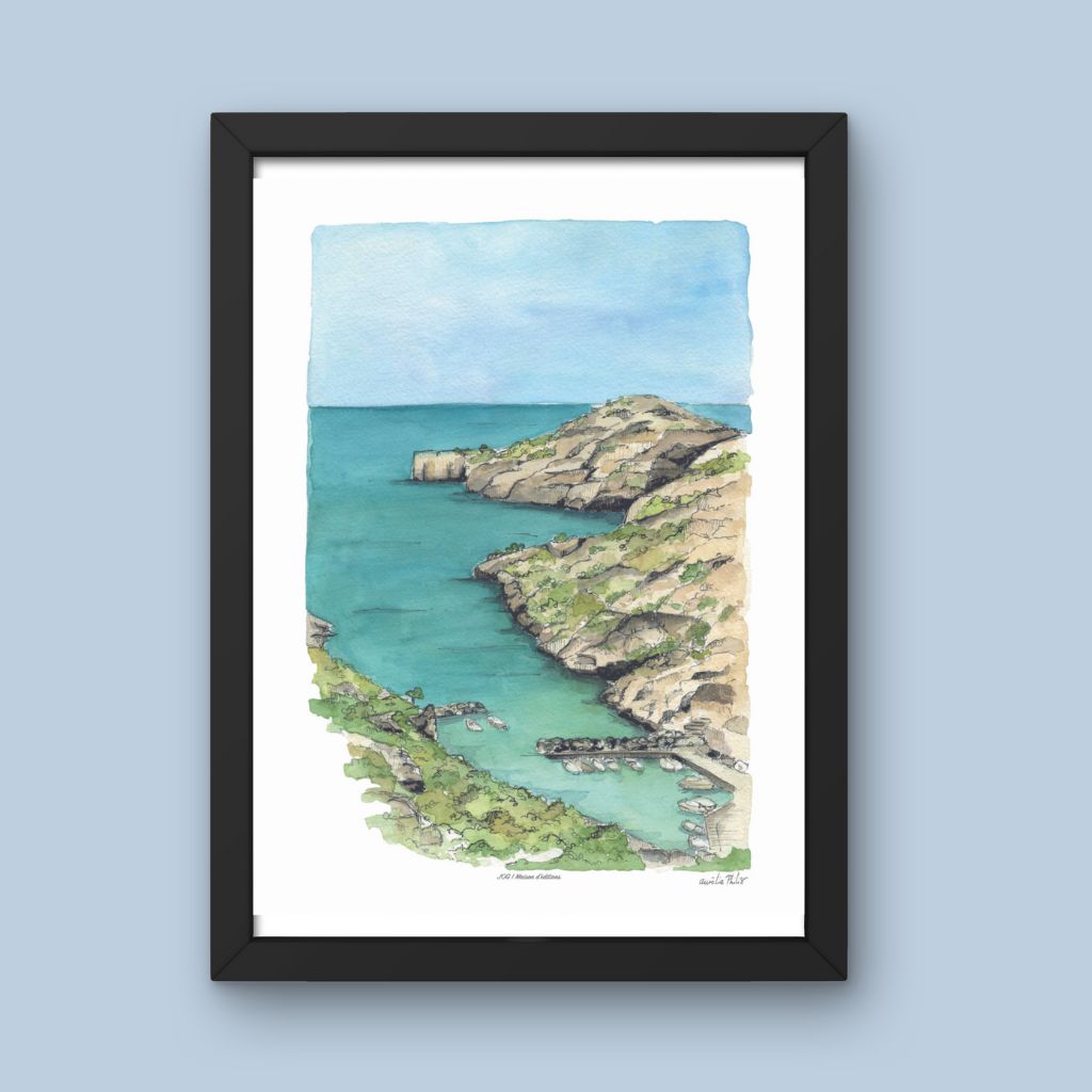 Affiche - Calanques de Morgiou - Aurélie Philis