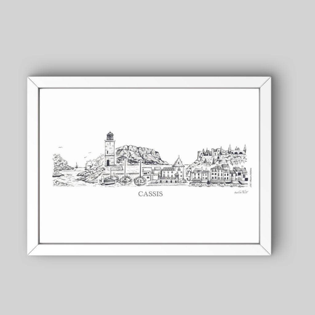 Affiche - Fresque Cassis - Aurélie Philis