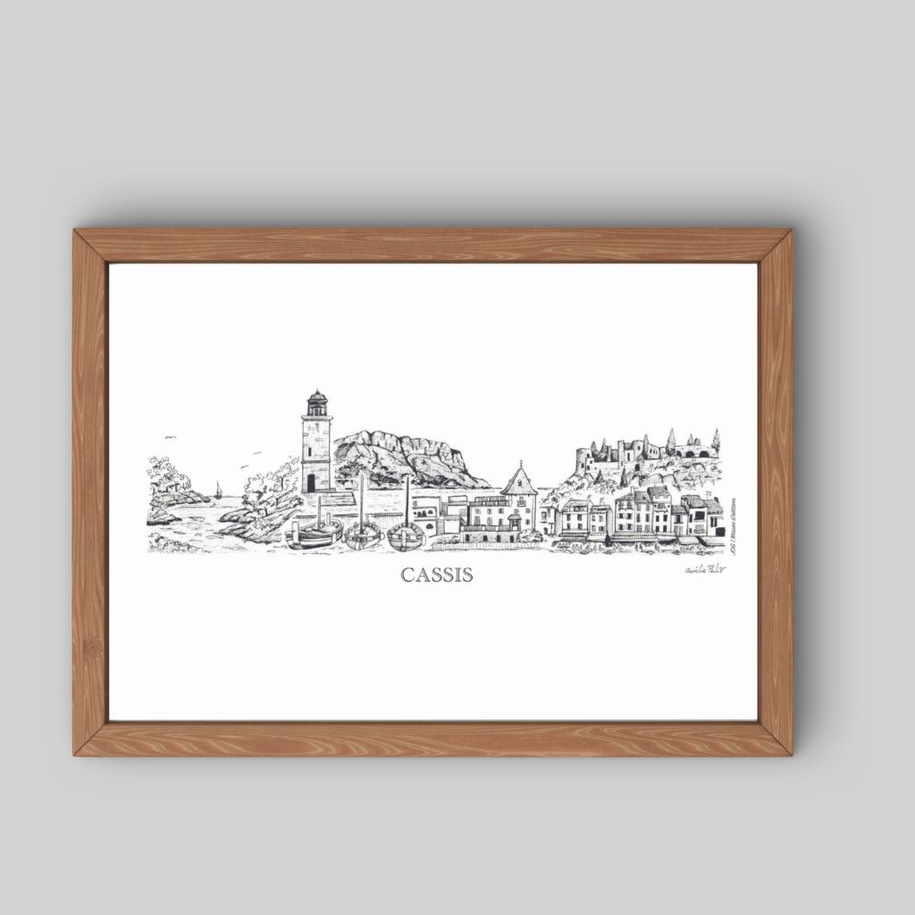 Affiche - Fresque Cassis - Aurélie Philis