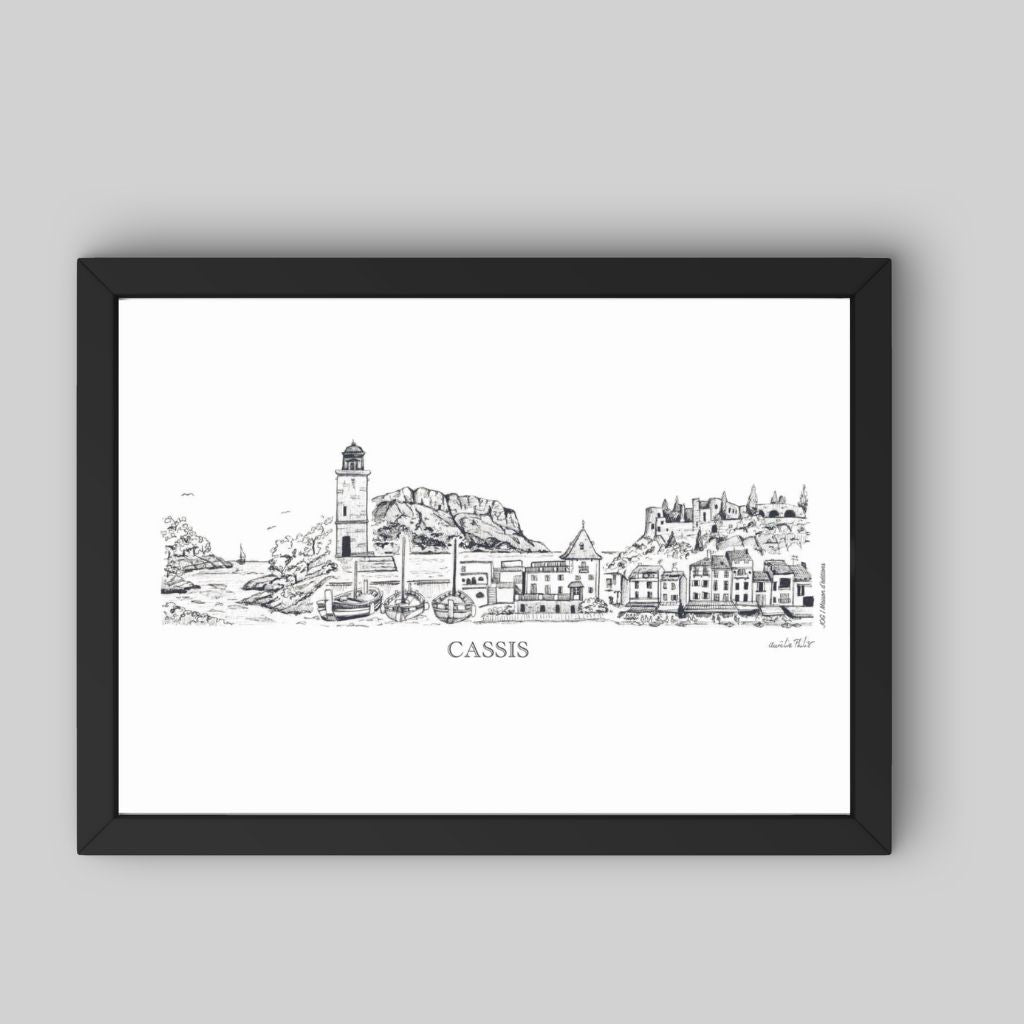 Affiche - Fresque Cassis - Aurélie Philis