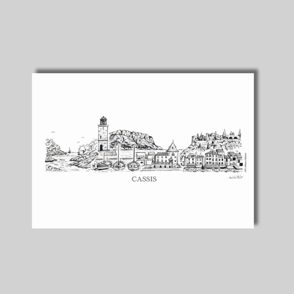 Affiche - Fresque Cassis - Aurélie Philis