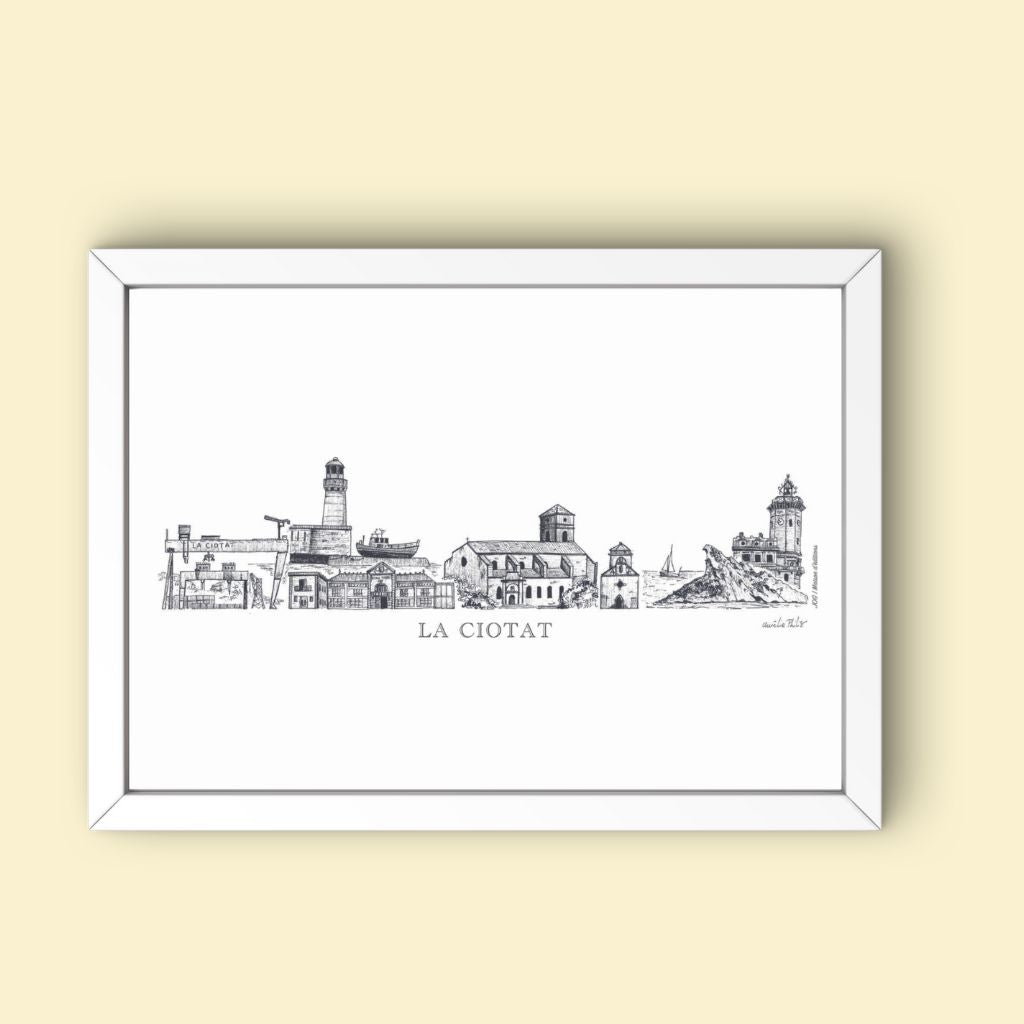 Affiche - Fresque La Ciotat - Aurélie Philis