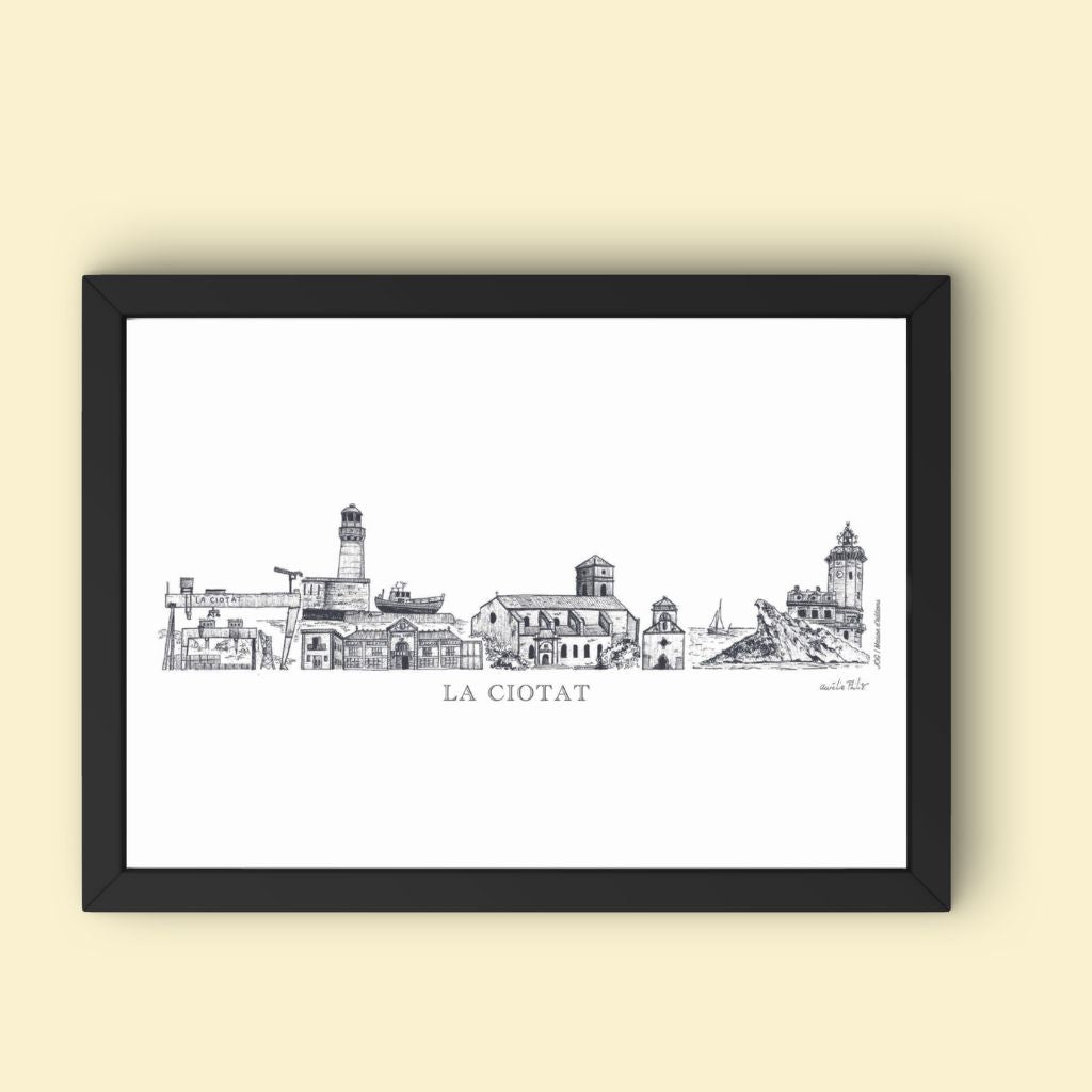 Affiche - Fresque La Ciotat - Aurélie Philis