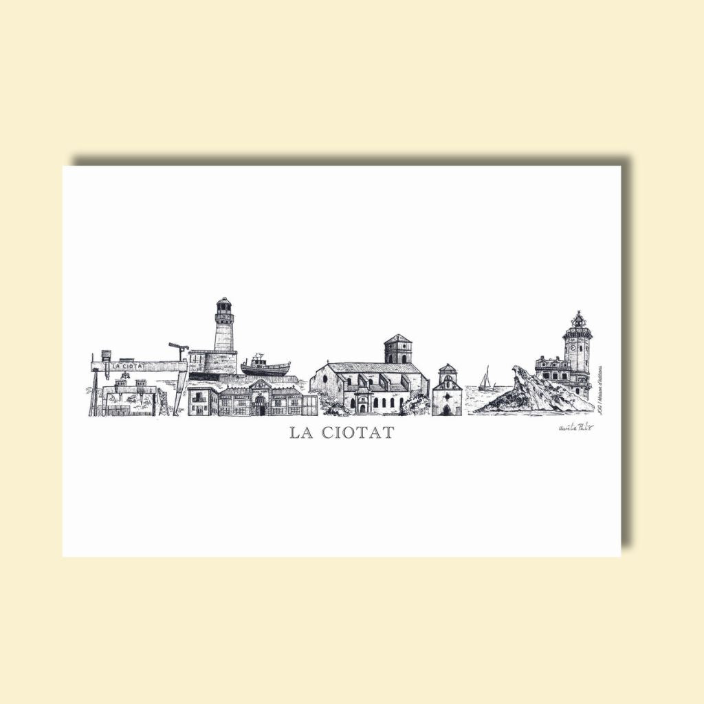 Affiche - Fresque La Ciotat - Aurélie Philis