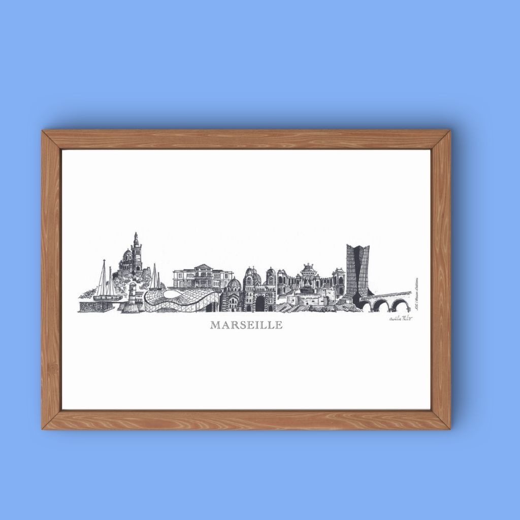 Affiche - Fresque Marseille - Aurélie Philis