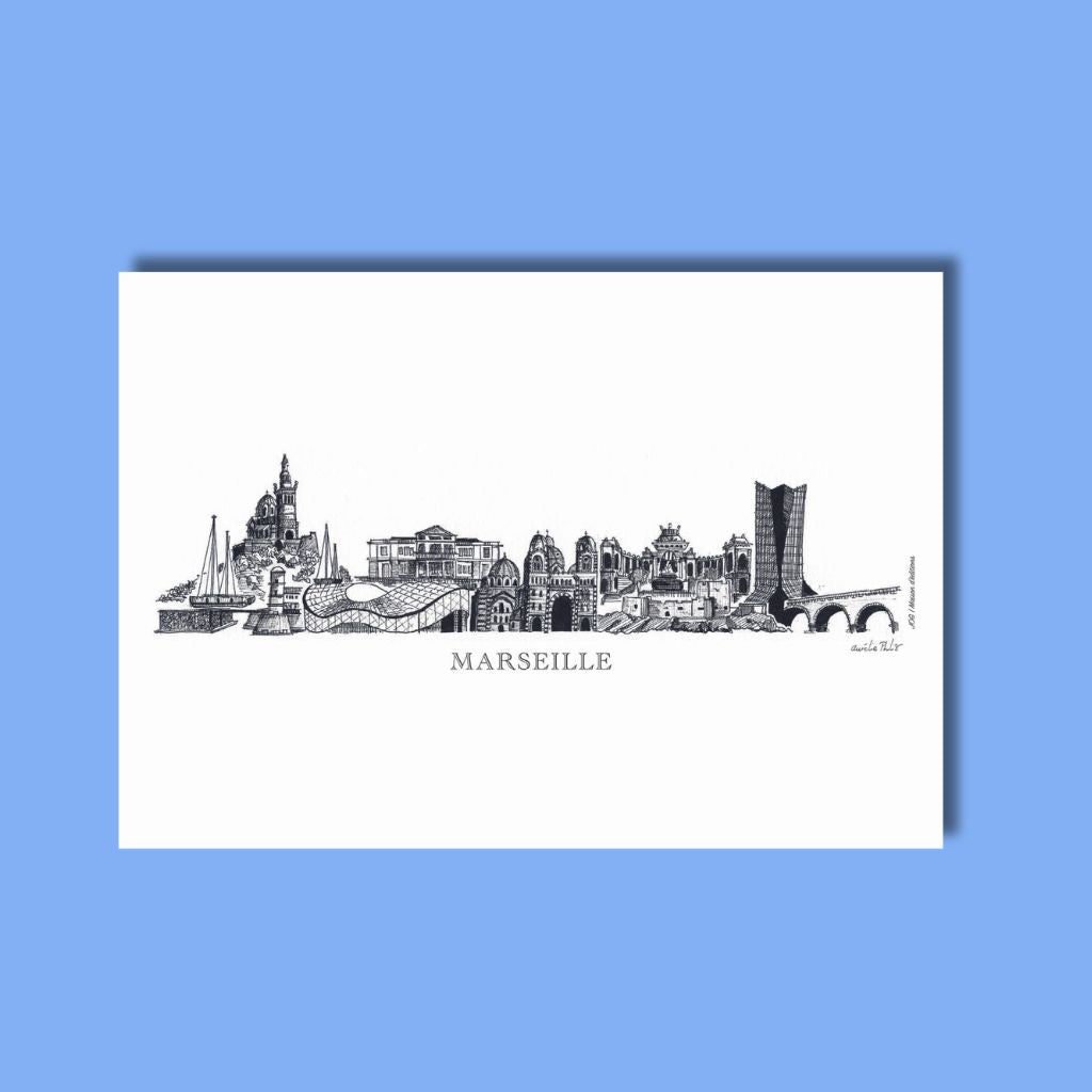 Affiche - Fresque Marseille - Aurélie Philis