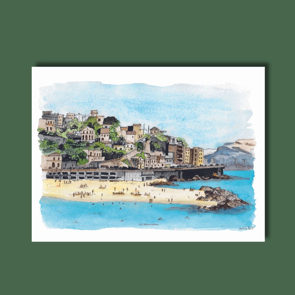 Affiche - Plage des Prophètes - Aurélie Philis