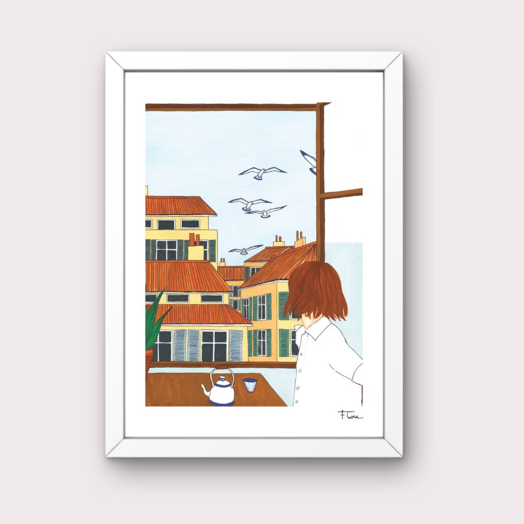 Affiche - Le Thé Marseillais - Flore