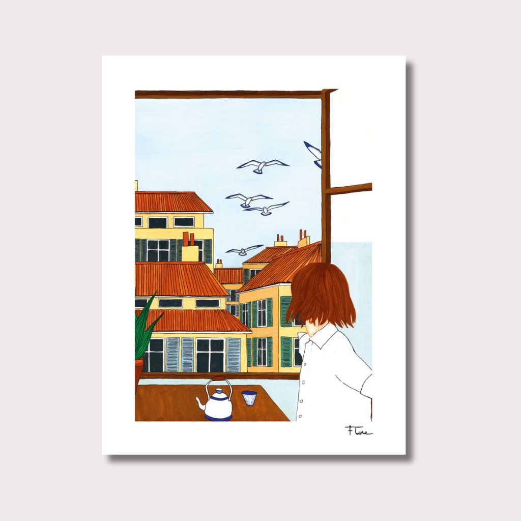 Affiche - Le Thé Marseillais - Flore