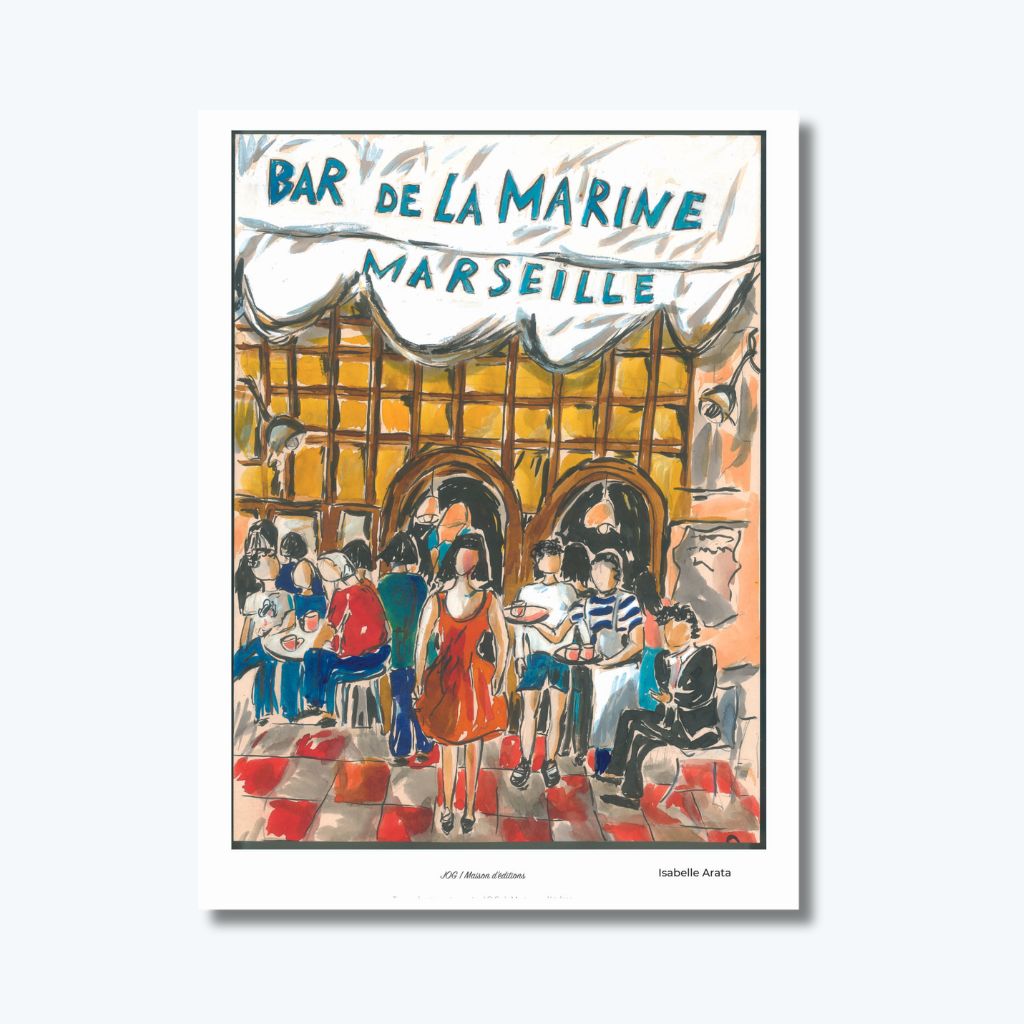 Affiche - Le Bar de la Marine - Isabelle Arata