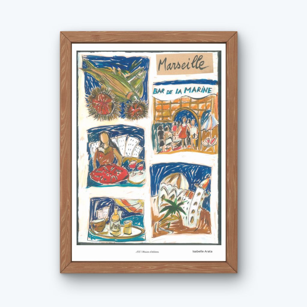 Affiche - Marseille multiples - Isabelle Arata