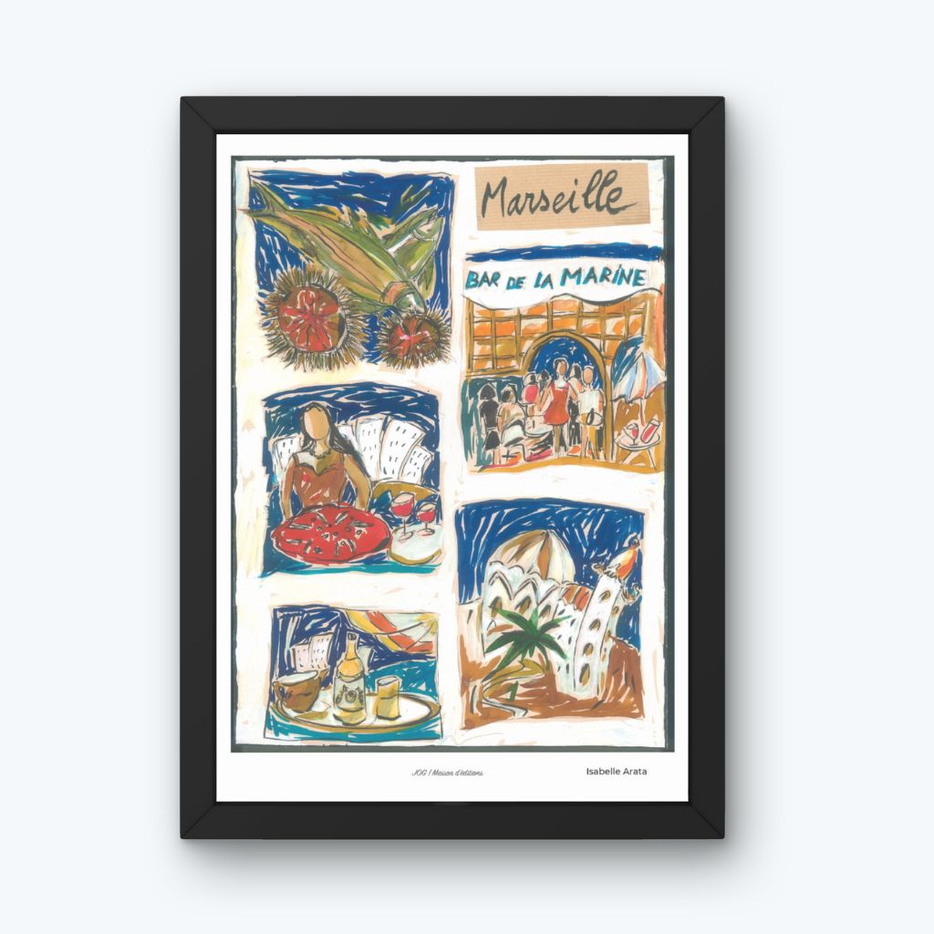 Affiche - Marseille multiples - Isabelle Arata