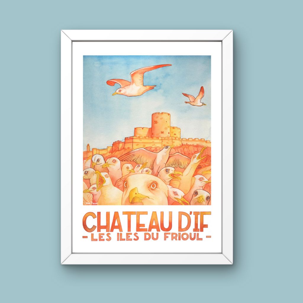Affiche - Château d'If - Chloé Passot