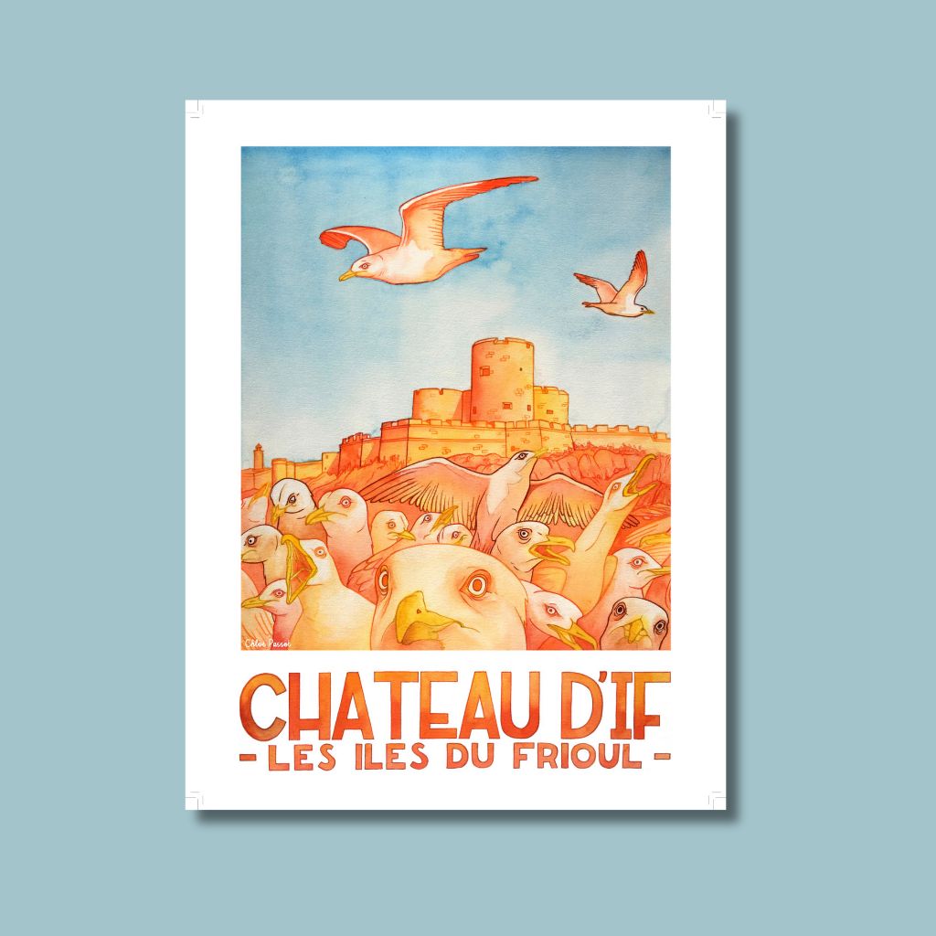 Affiche - Château d'If - Chloé Passot