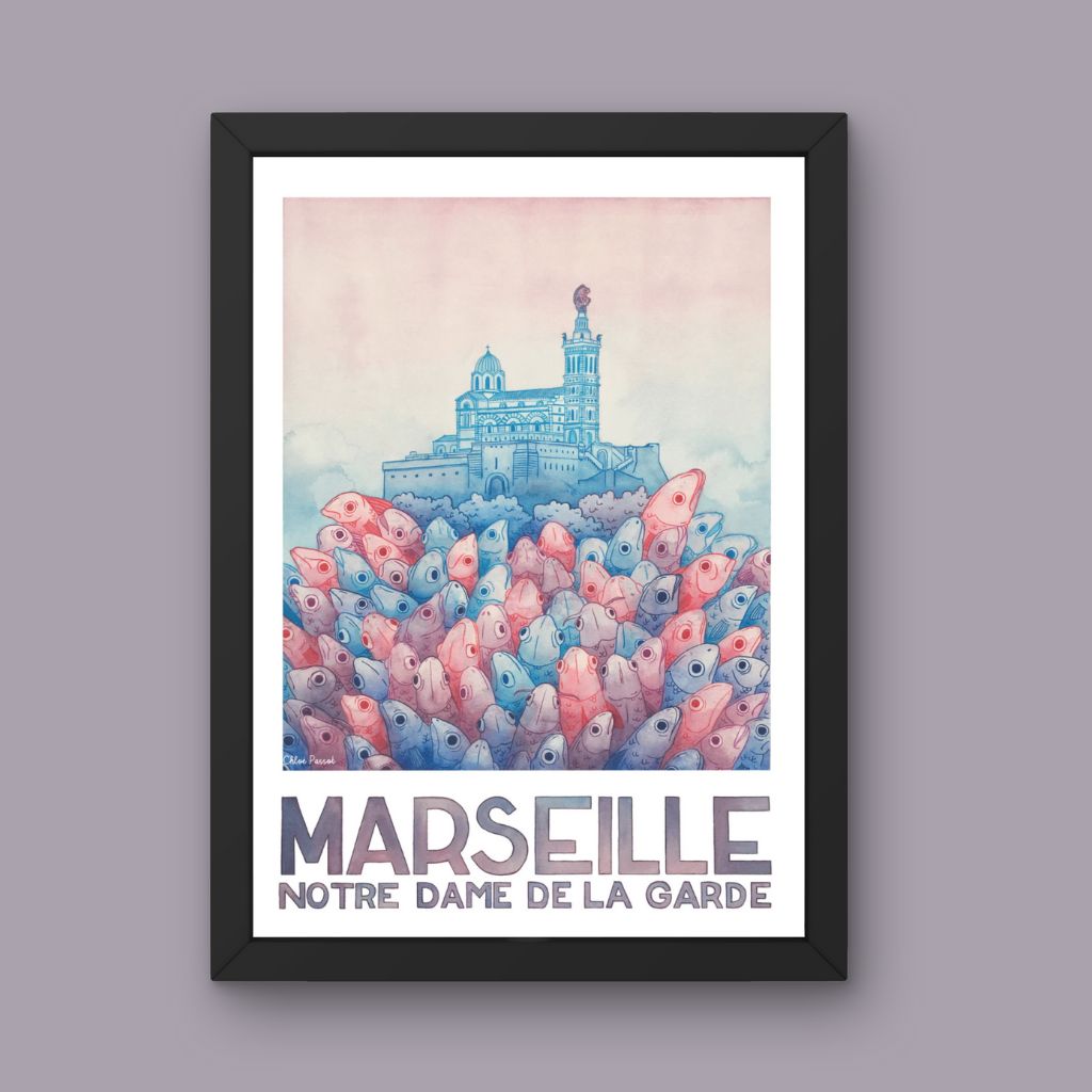 Affiche - Notre Dame de la Garde - Chloé Passot