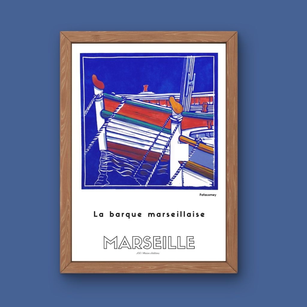 Affiche - La Barque Marseillaise - FafaComey