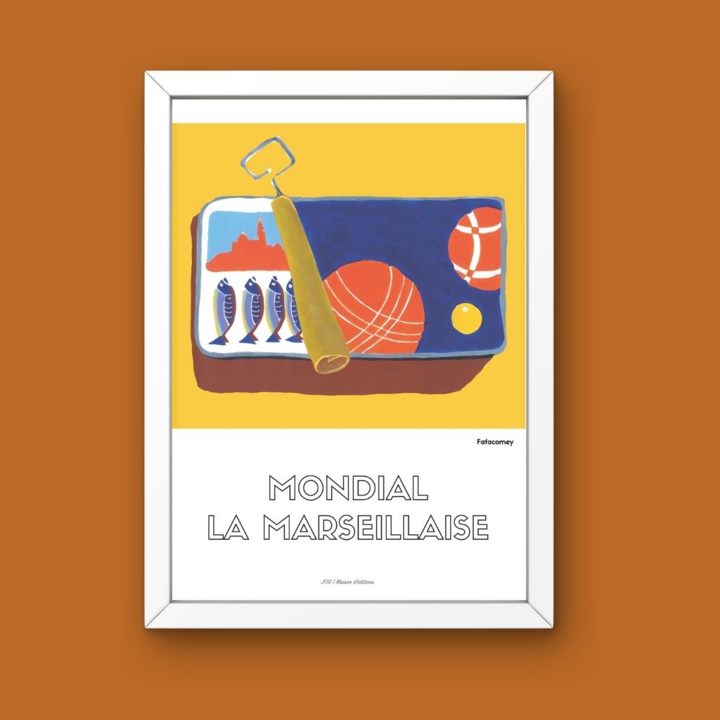 Affiche - Sardines & Pétanque - Fafacomey