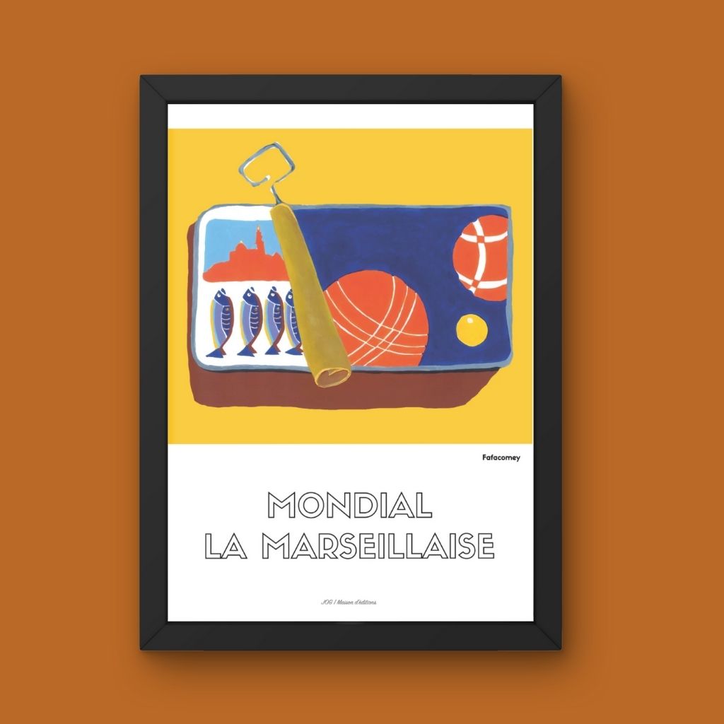 Affiche - Sardines & Pétanque - Fafacomey