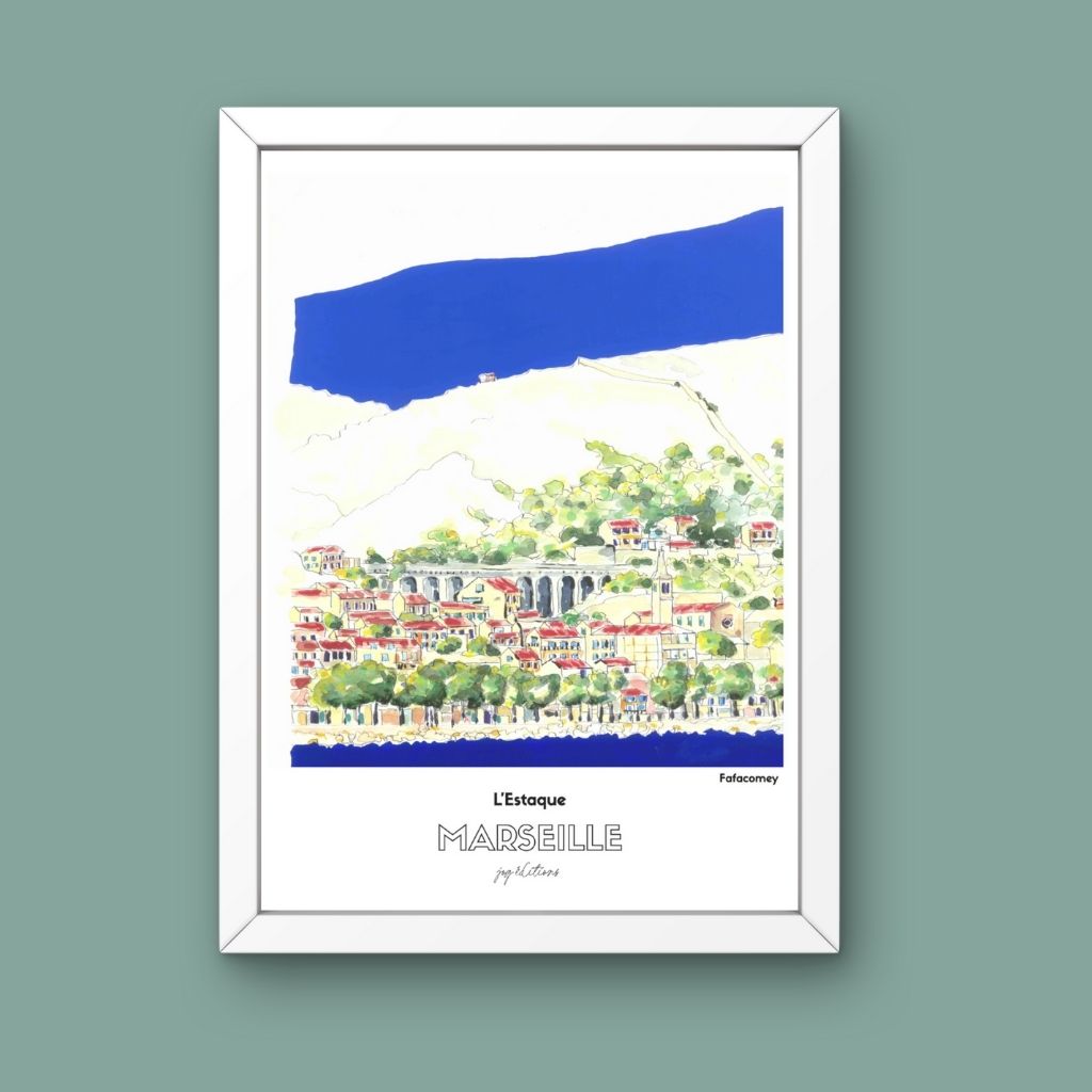 Affiche -  L'Estaque - FafaComey