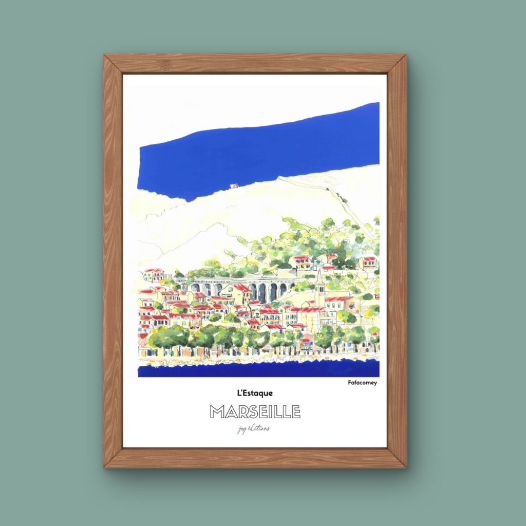 Affiche -  L'Estaque - FafaComey