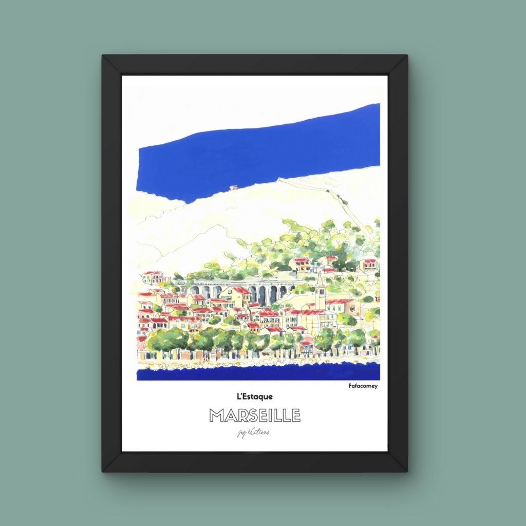 Affiche -  L'Estaque - FafaComey