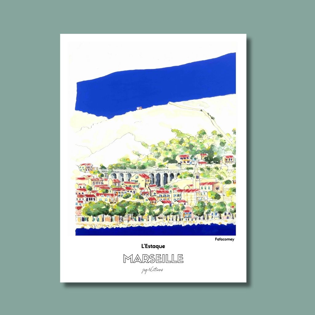 Affiche -  L'Estaque - FafaComey