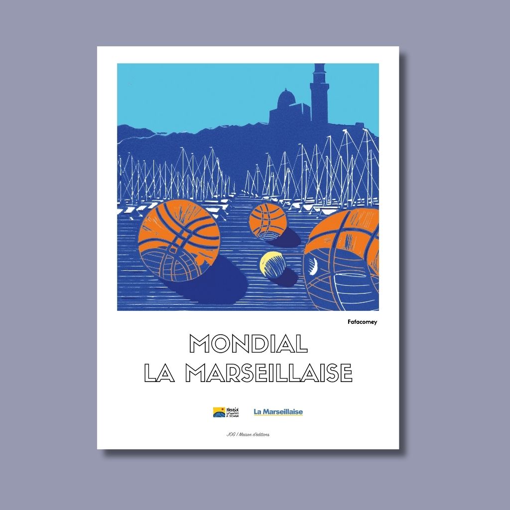 Affiche - Vieux Port & Pétanque - Fafacomey