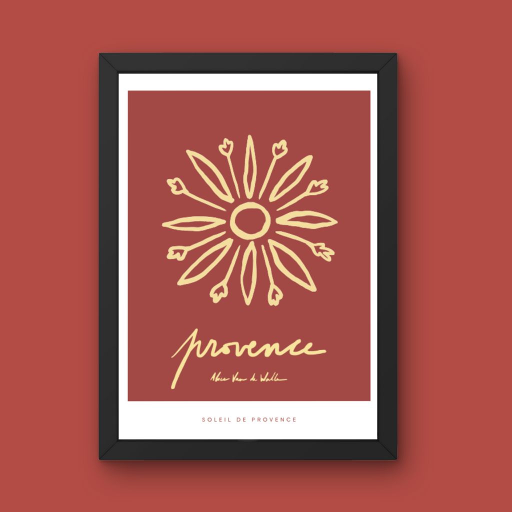 Affiche jog editions_provence_soleil de provence_cadre noir